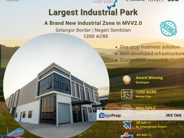 Warehouse for sale in Sendayan Village, Negeri Sembilan