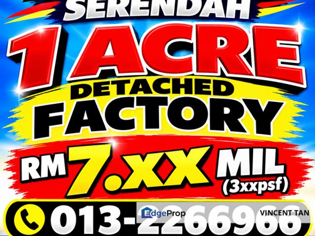 Warehouse for sale in Rawang, Majlis Perbandaran Selayang