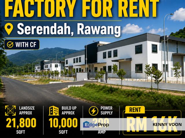 Warehouse for rent in Selayang, Selangor