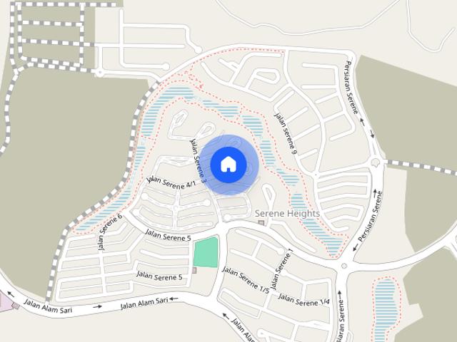 Apartment for rent in Serene Heights, Majlis Perbandaran Kajang