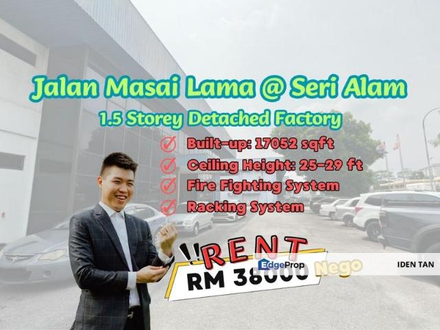 Warehouse for rent in Masai, Johor