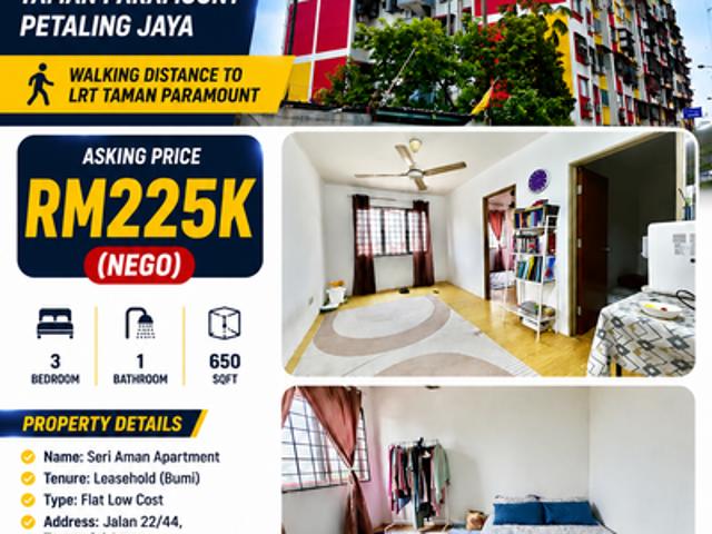 Flat for sale in Petaling, Damansara Damai