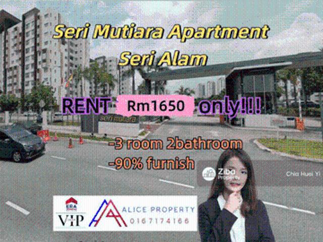 Apartment for rent in Petaling, Alam Impian