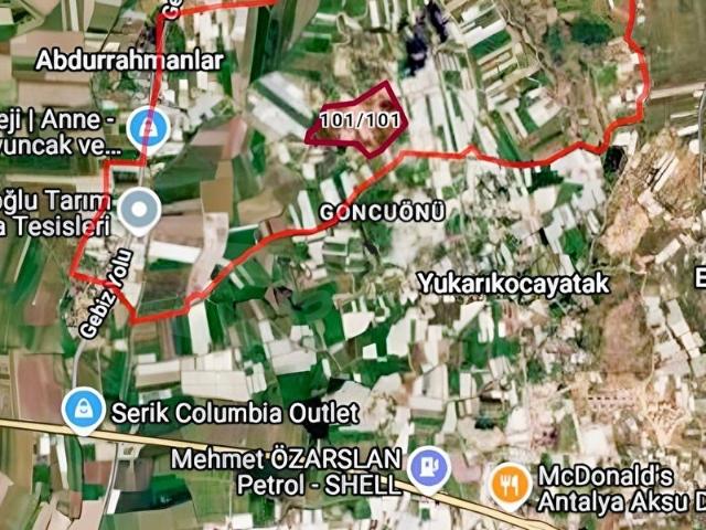 Serik, Antalya içerisinde satılık Arsa