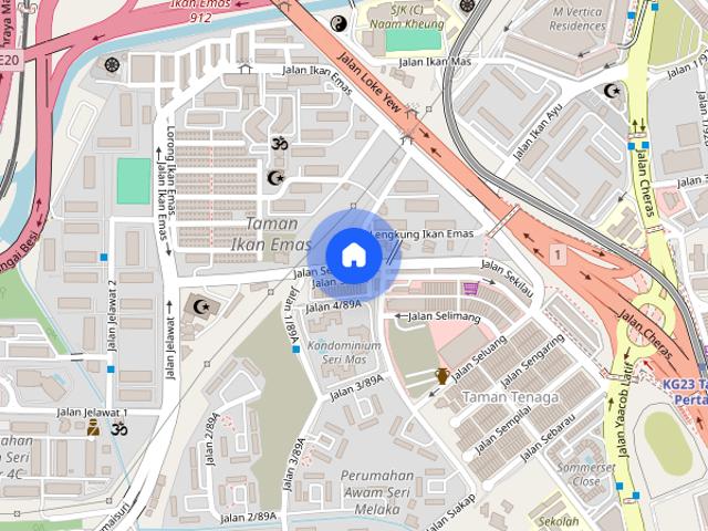 Apartment for rent in Pudu Ulu, Kuala Lumpur