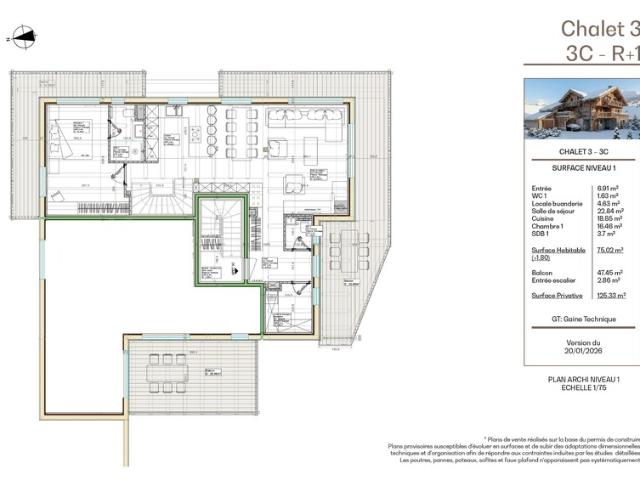 Duplex vente à Briançon, Hautes-Alpes