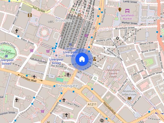 Apartment for rent in Bishopsgate Without, Lyons