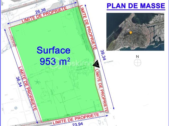 Terrain vente à Montpellier, Sète