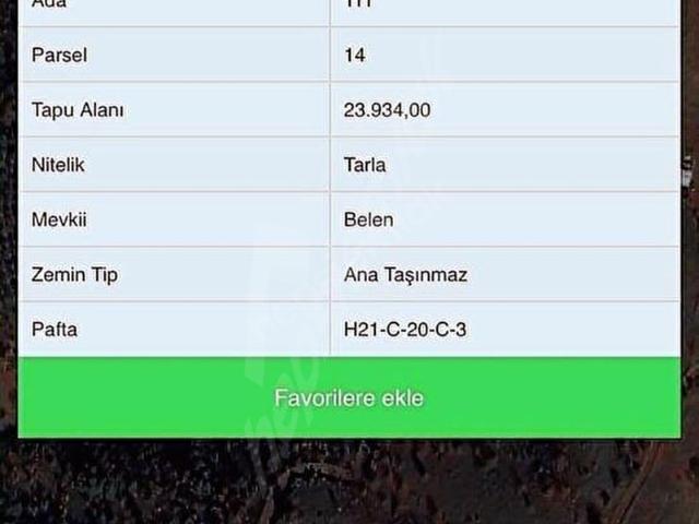 Osmangazi, Bursa içerisinde satılık Arsa