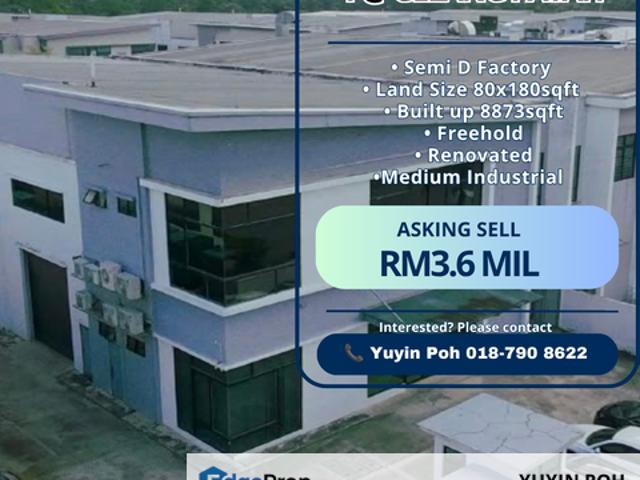 Warehouse for sale in Gelang Patah, Iskandar Puteri