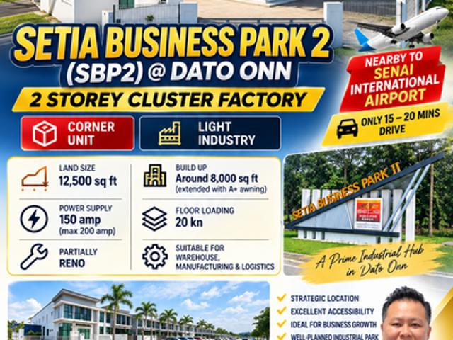 Warehouse for rent in Johor