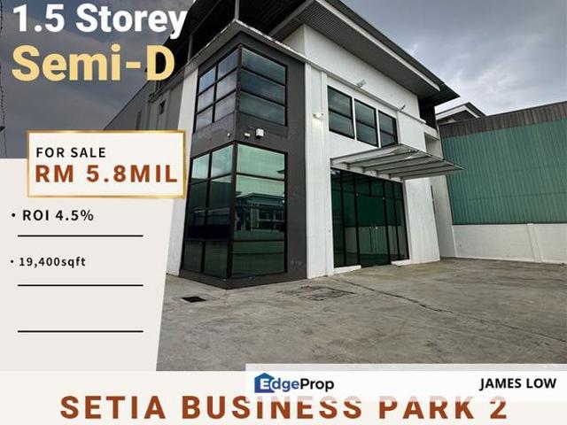 Warehouse for sale in Taman Eko Perniagaan, Johor Bahru