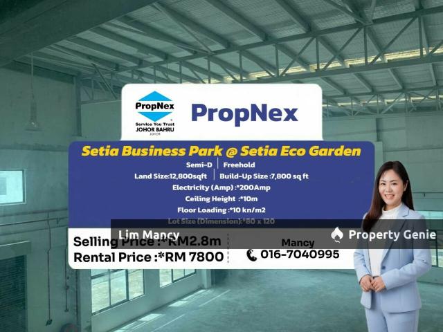 Warehouse for sale in Bukit Ledang, Johor