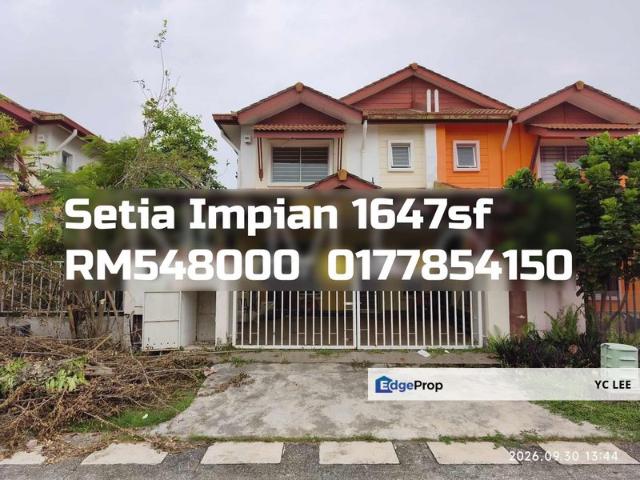 House for sale in Setia Alam, Shah Alam