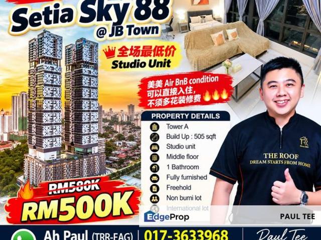 Condominium for sale in Johor Bahru