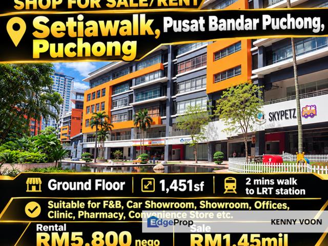 Shop for rent in Petaling, Subang Jaya