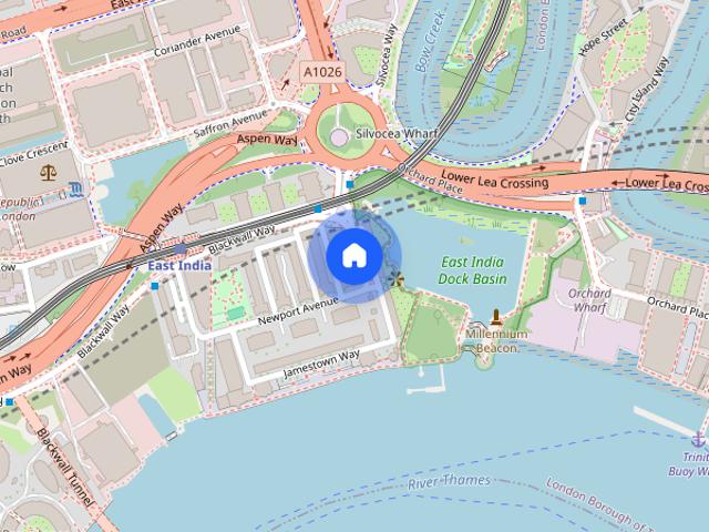 Apartment for rent in Virginia Quay, Blackwall