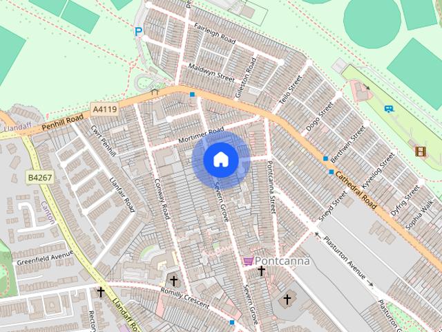 Apartment for rent in Pontcanna, Cardiff