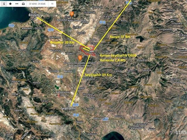 Tol, Seydişehir içerisinde satılık mülk