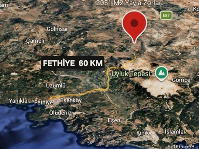 Muğla içerisinde satılık Arsa