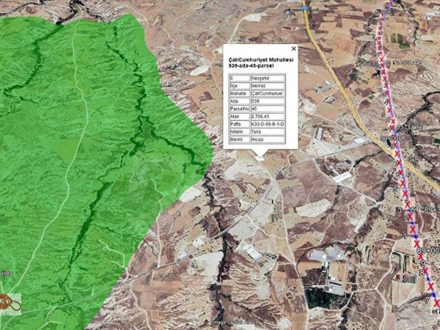 Nar Beldesi, Nevşehir Merkez içerisinde satılık Arsa