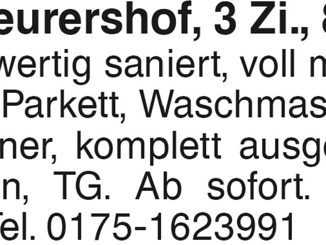 Wohnung mieten in Schwäbisch Hall, Baden-Württemberg