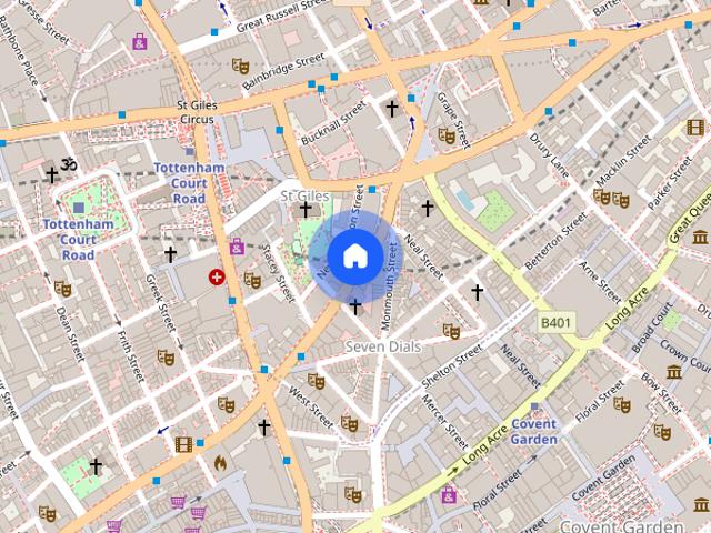 Apartment for rent in Seven Dials, Bloomsbury