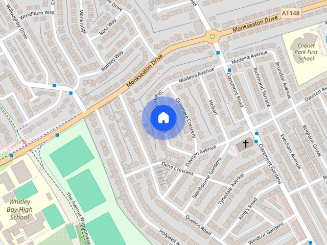 House for rent in Whitley Bay, North Tyneside