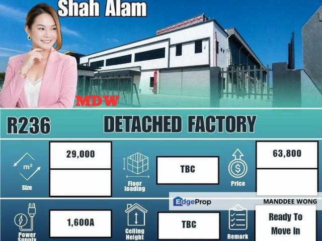 Warehouse for rent in Petaling, Alam Impian
