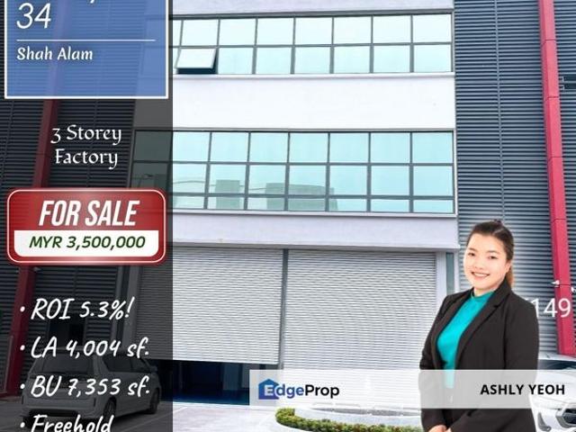 Warehouse for sale in Petaling, Alam Impian