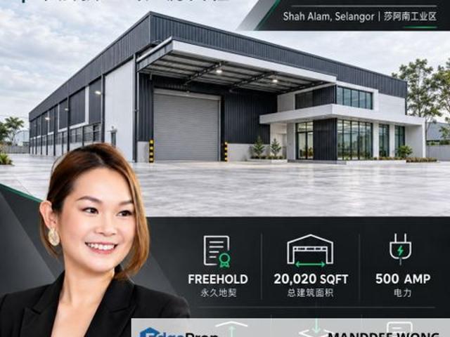Warehouse for rent in Seksyen 24, Shah Alam