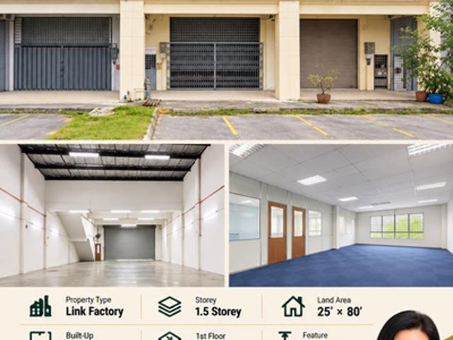 Warehouse for rent in Seksyen 34, Shah Alam
