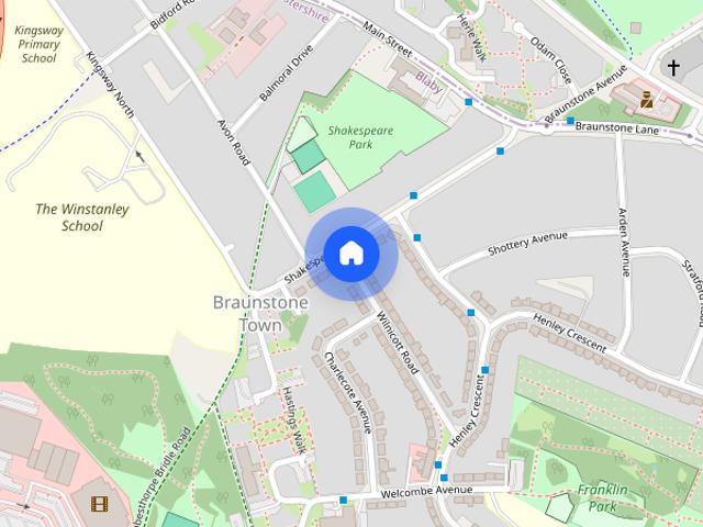House for rent in Leicester, Braunstone Town