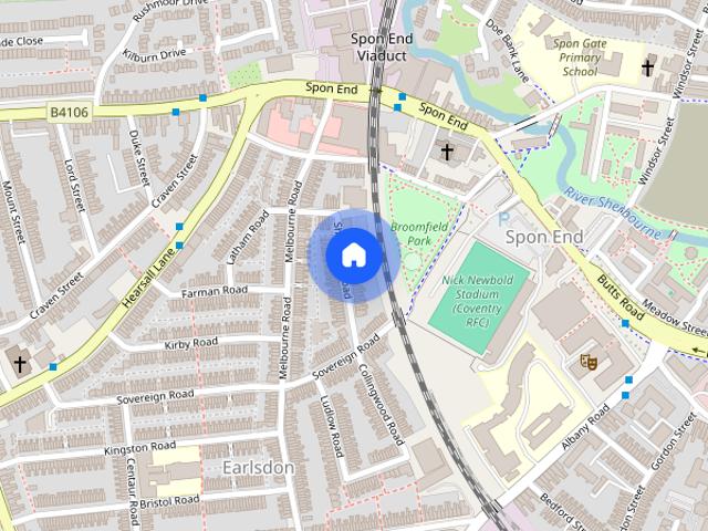 House for rent in Earlsdon, Coventry