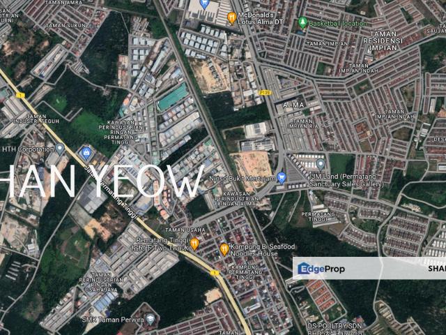 Warehouse for rent in Permatang Tinggi, Seberang Perai