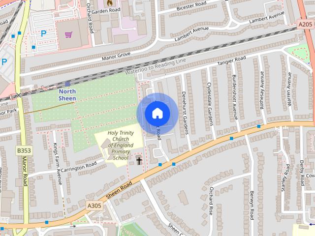 Apartment for rent in North Sheen, Greater London
