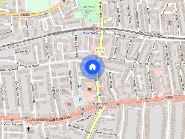 Apartment for rent in Mortlake, Greater London