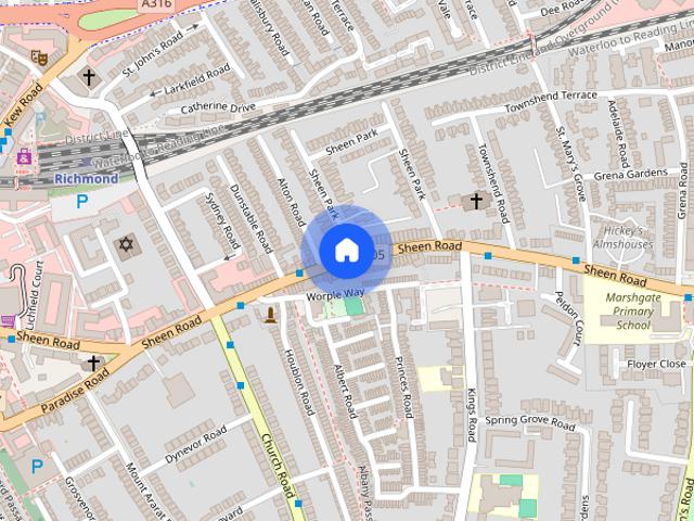 Apartment for rent in North Sheen, Greater London