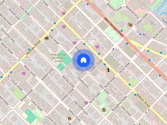 Apartment for rent in Lower Robson, Vancouver