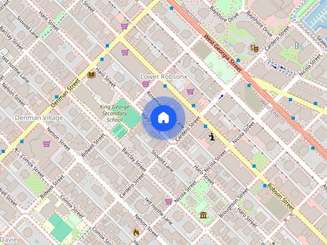 Apartment for rent in Lower Robson, Vancouver