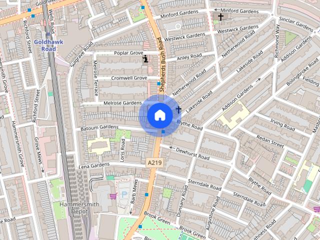 House for rent in Brook Green, Greater London