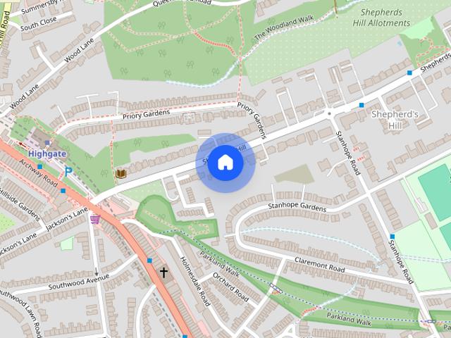 Apartment for rent in Shepherd's Hill, Crouch End
