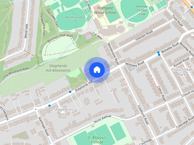 Apartment for rent in Shepherd's Hill, Greater London