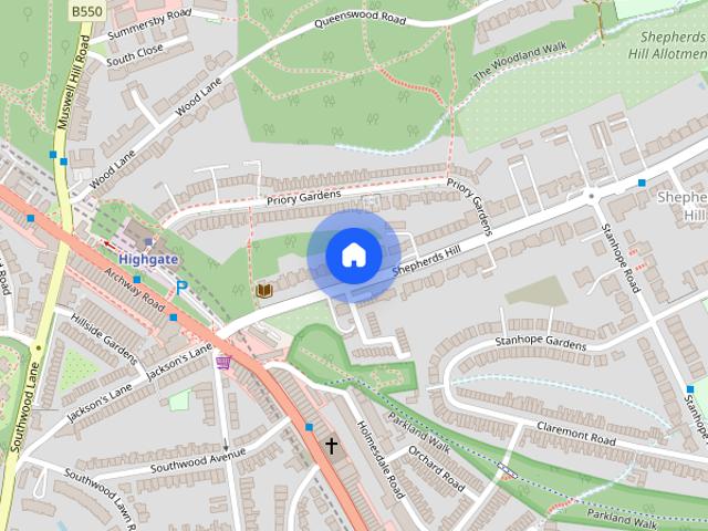 Apartment for rent in Shepherd's Hill, Crouch End