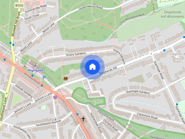 Apartment for rent in Shepherd's Hill, Greater London