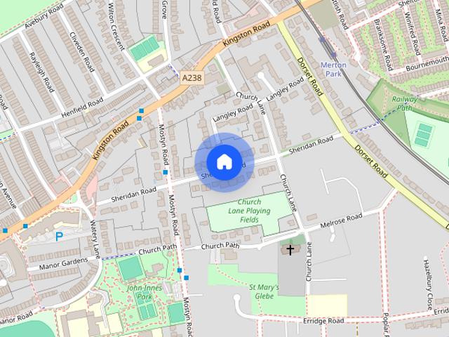 Apartment for rent in London Borough of Merton, Merton Park