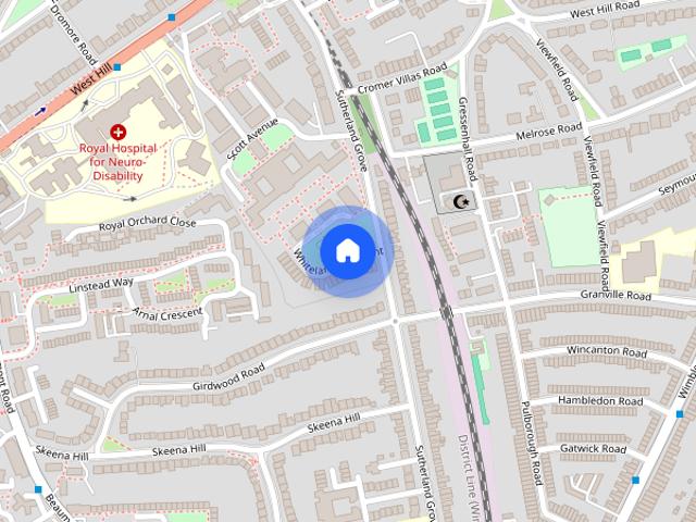 Apartment for rent in Southfields, Greater London