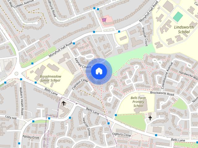 House for rent in Druids Heath, West Midlands