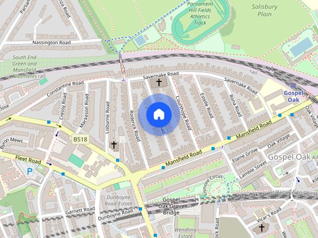 House for rent in Gospel Oak, Greater London
