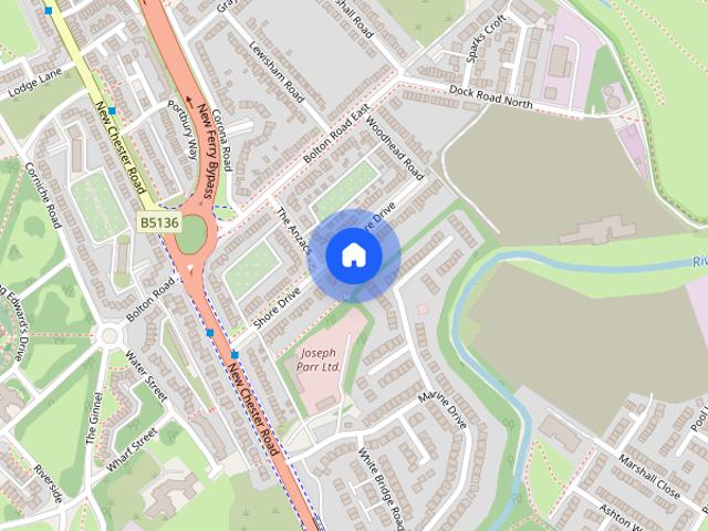 House for rent in Bromborough Pool, New Ferry